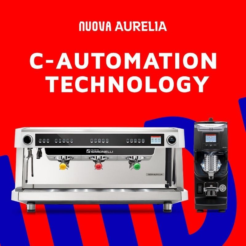 Набір кавомашина + кавомолка NUOVA AURELIA C-AUTOMATION nsnaCA01 фото